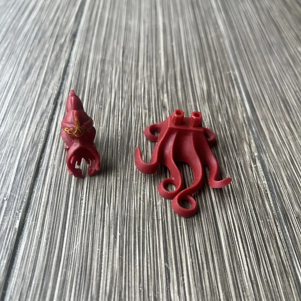 LEGO Minifigure Maroon Octopus and Mask
